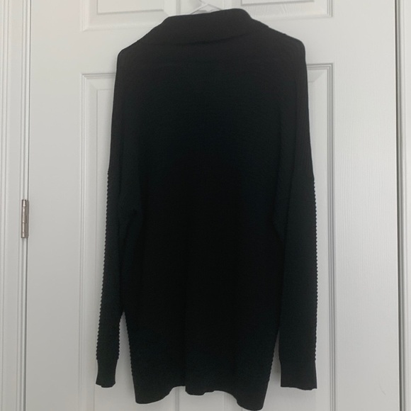 Calvin Klein Black Cowl Neck Tunic Sweater - Picture 2 of 5